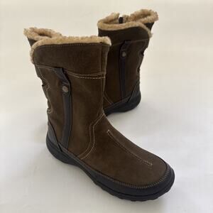 Clarks Brown Ankle Boots with Tan Lining